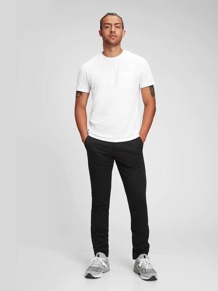 GAP Hlače modern khaki oprijete GapFlex GAP