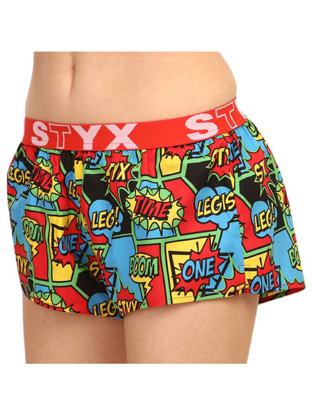 Styx Ženske kratke hlačke Styx art športni gumi boom