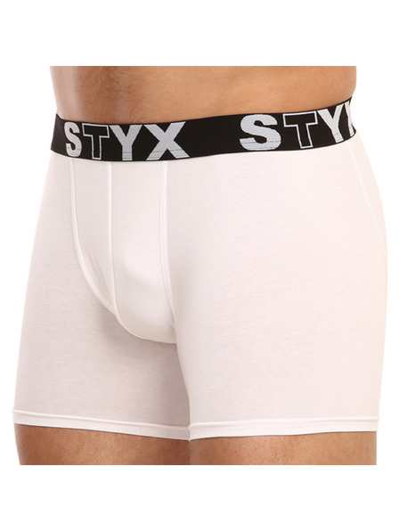 Styx Мужские боксеры Styx long спортивный пояс белые