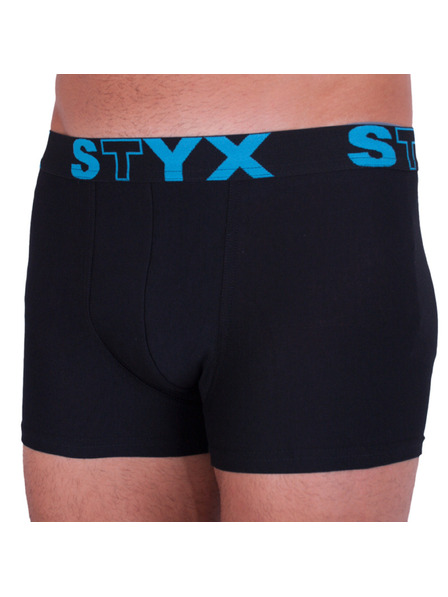 Styx Moške boksarice Styx športni elastik nadmernost črne