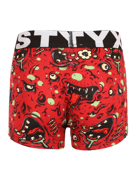 Styx Otroške bokserke Styx art športna guma zombi