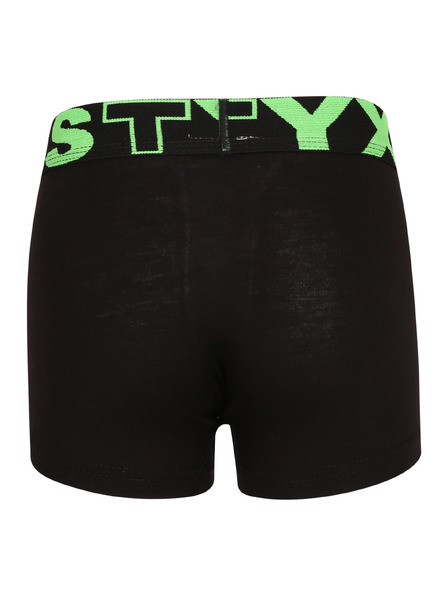 Styx Otroške bokserke Styx športna guma črne