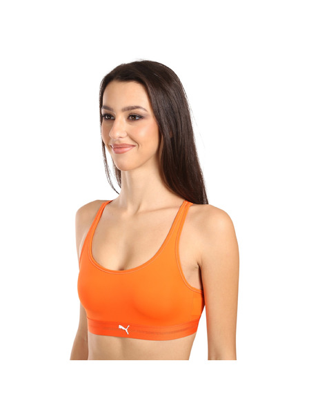 Puma Ženski športni nedrček Puma oranžna