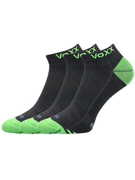 VoXX Komplet tri - nogavice VoXX bambusne temno sive