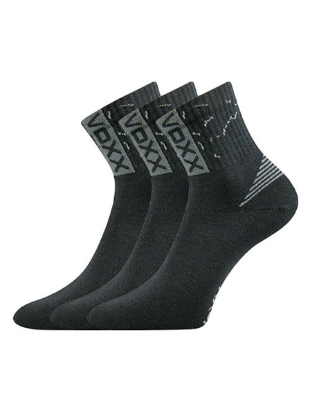 VoXX Komplet treh - nogavice VoXX temno sive