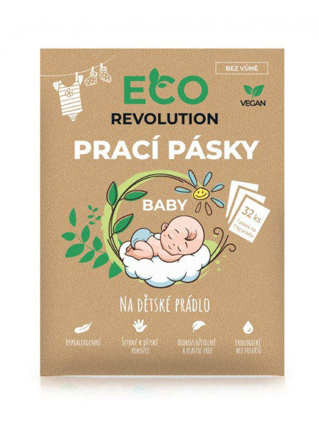 EcoRevolution Pralni trakci EcoRevolution baby 32 kos