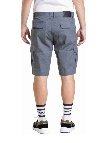 Meatfly Moške kratke hlače Meatfly Syndrom Grey Ripstop
