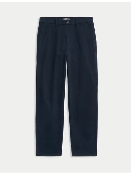 Marks & Spencer Raztegljive chino hlače ohlapnega kroja Marks & Spencer mornarsko modra
