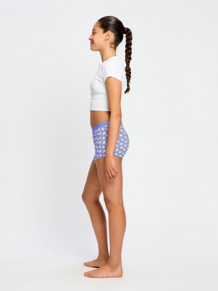 Modibodi Deklešje menstruacijske hlačke Modibodi Teen Hipster Boyshort Moderate Giggly Ghost Blue