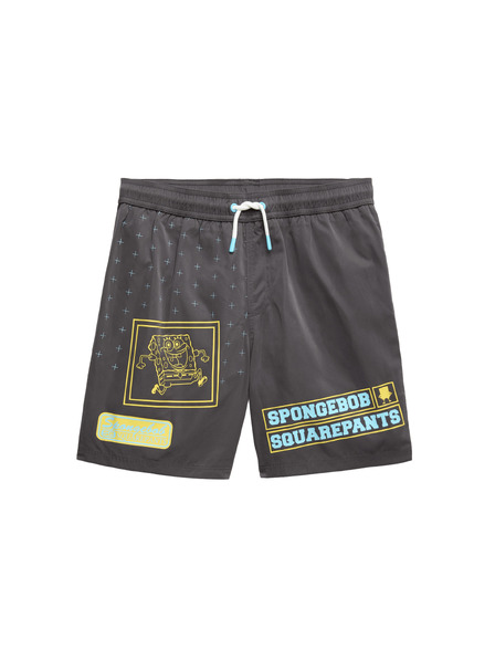 Marks & Spencer Kopalne hlače s vzorcem in motivom SpongeBob Squarepants™ (6–16 let) Marks & Spencer črna