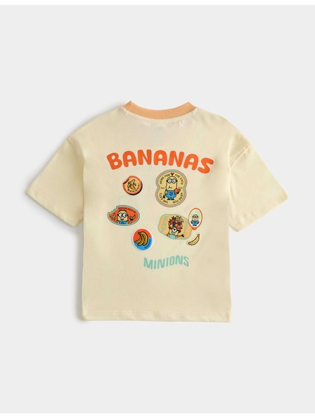 Marks & Spencer Majica iz čiste bombaže z grafičnim motivom Minions™ (2–8 let) Marks & Spencer rumena