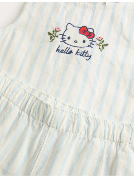 Marks & Spencer 2-delna kompletna obleka z motivom Hello Kitty™ iz čiste bombaže (2–8 let) Marks & Spencer kremna
