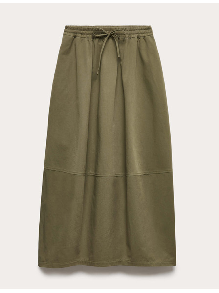 Marks & Spencer Dolga oblikovna midi krila iz čiste bombaže Marks & Spencer zelena