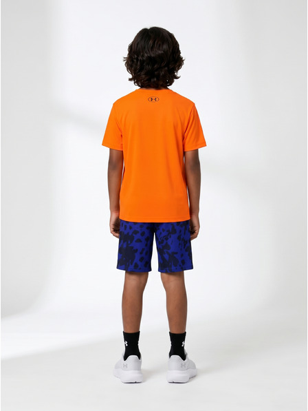Under Armour Fantovski set Under Armour UA TECH PRINTED SS SHORT SET-ORG