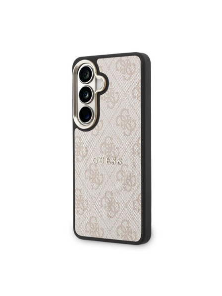 Guess Guess PU Leather 4G Gold Frame Magnetic Zadnji Ovitek za Samsung Galaxy S26 Pink