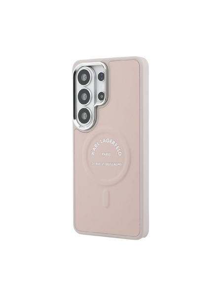 Karl Lagerfeld Karl Lagerfeld PU RSG Logo Magnetic Zadnja Črna Zaščita za Samsung Galaxy S26 Ultra Pink