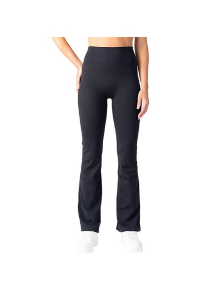 Bellinda RELAX & GO SOFT TOUCH LEGGINGS FLARED - Ženske raztegljive hlače s širokimi nogavicami - črna