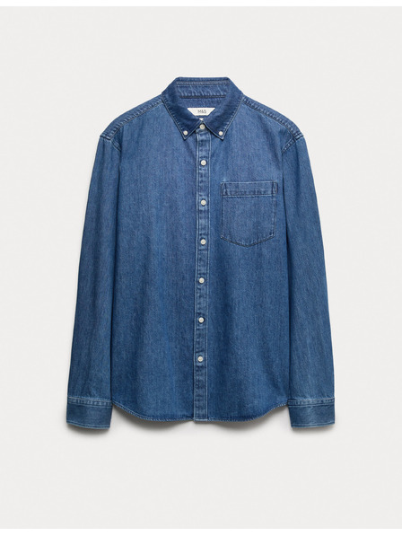 Marks & Spencer Jeans srajca Marks & Spencer modra