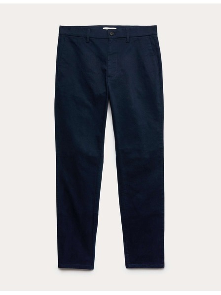 Marks & Spencer Marks & Spencer Stretch Chino Slim Fit hlače mornarsko modre barve