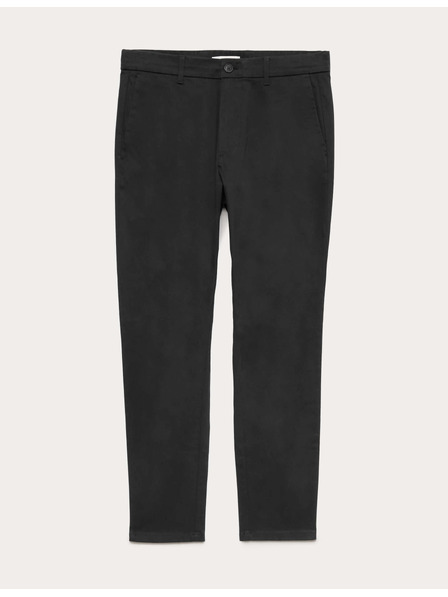 Marks & Spencer Marks & Spencer črne raztegljive hlačne nogavice chino tankega kroja