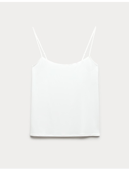Marks & Spencer Svilenasto nevidno vrhnje telo Body Invisibles™ s tehnologijo Flexifit™ Marks & Spencer bela