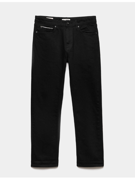 Marks & Spencer Japonske džinse Selvedge, raven krojMarks & Spencer črna