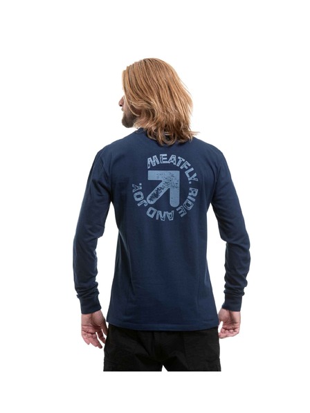 Meatfly Meatfly moški t-shirt z dolgimi rokavi Lonrrow Smoky