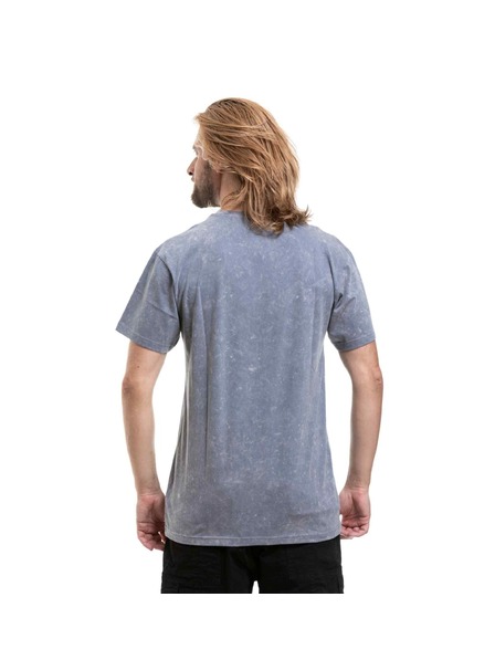 Meatfly Meatfly moški t-shirt MF Logo Pewter Acid Wash