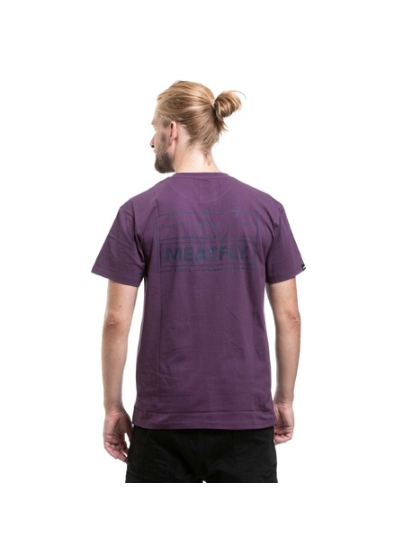 Meatfly Meatfly moški t-shirt Lorim Deep Purple
