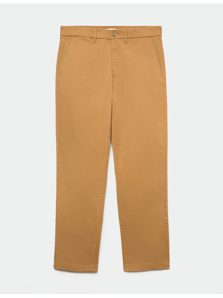 Marks & Spencer Keprske chino hlače Heritage normalnega kroja Marks & Spencer rjava