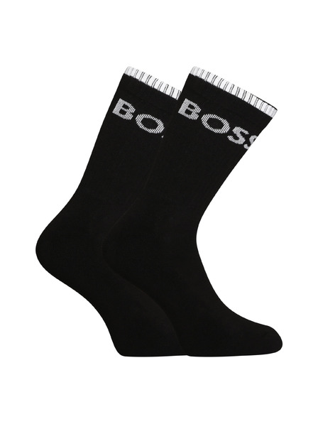BOSS Komplet šestih - nogavice BOSS visoke črne