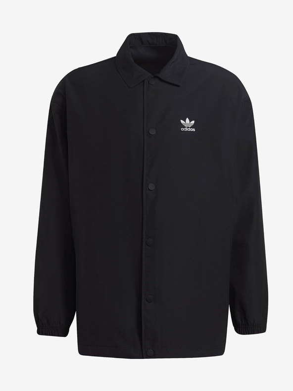 adidas Originals Črna moška lahka srajčna jakna adidas Originals Coach Jacket