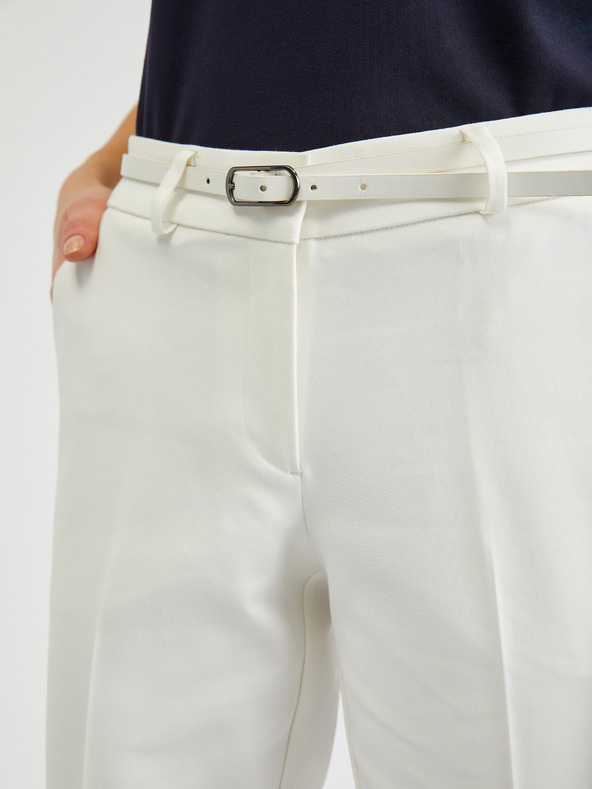 Orsay Bele ženske skrajšane hlače s pasom ORSAY