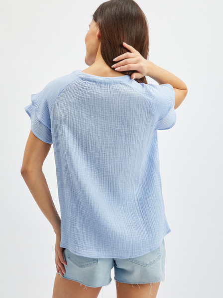 Orsay Svetlo modra ženska bluza ORSAY