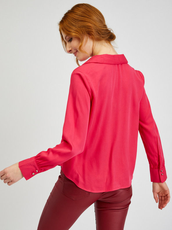 Orsay Temno rožnata ženska bluza ORSAY