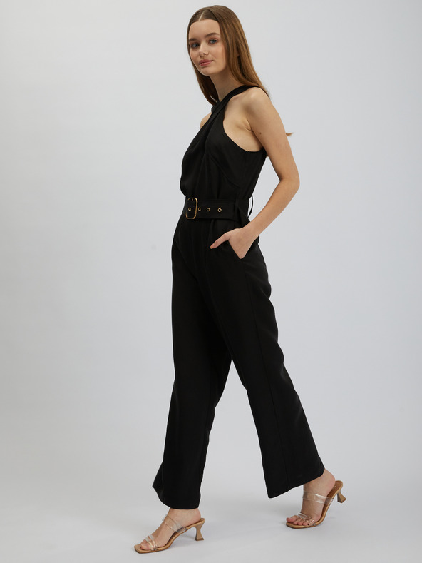 Orsay Črn ženski kombinezon ORSAY