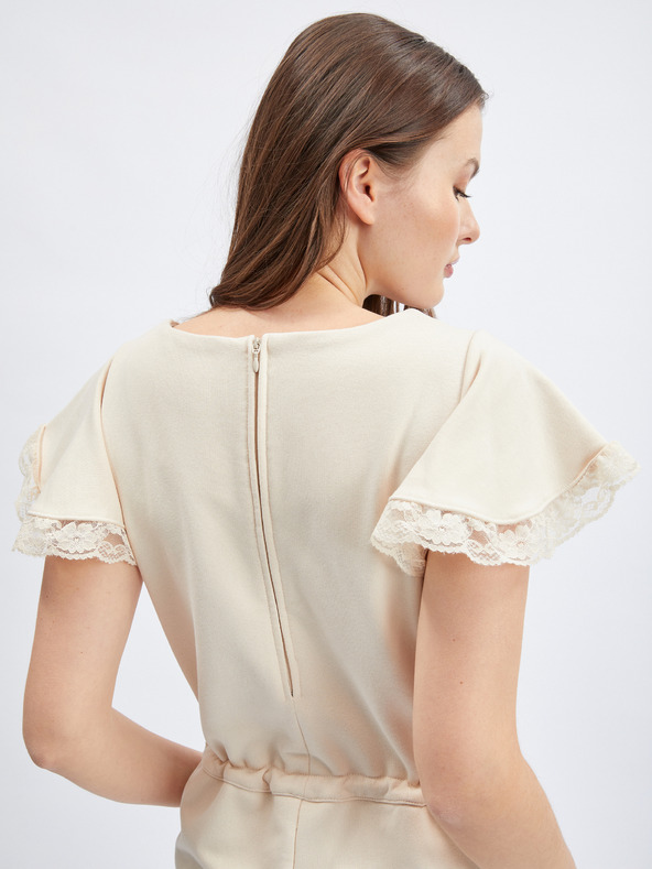 Orsay Krem ženski kombinezon ORSAY