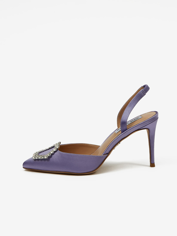 Steve Madden Vijolične ženske črpalke iz satena Steve Madden