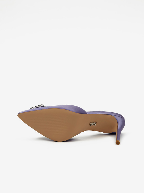 Steve Madden Vijolične ženske črpalke iz satena Steve Madden