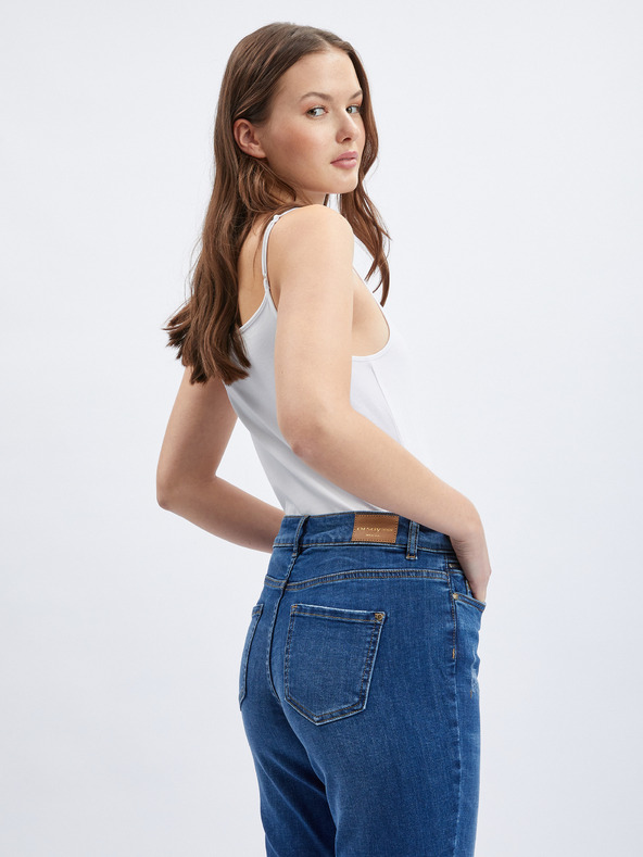 Orsay Temno modre ženske boyfriend kavbojke ORSAY