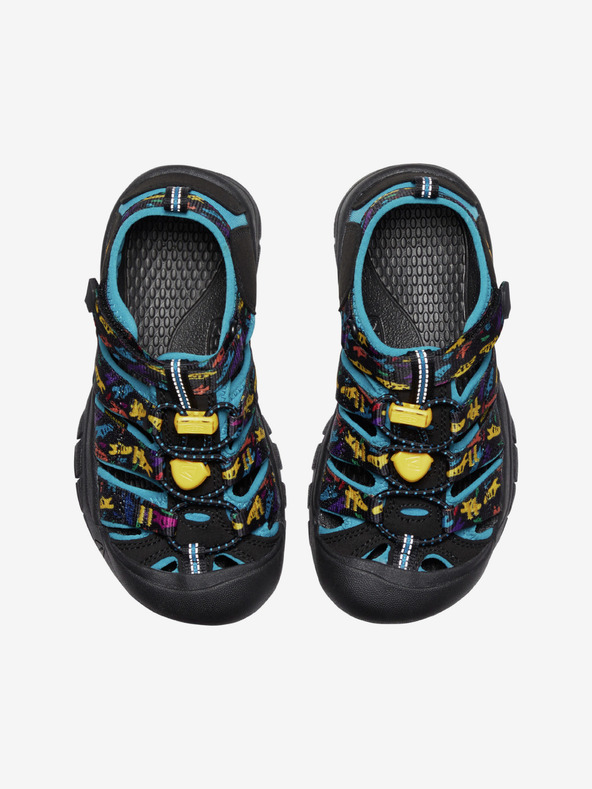 Keen Črni fantovski sandali Keen z vzorcem