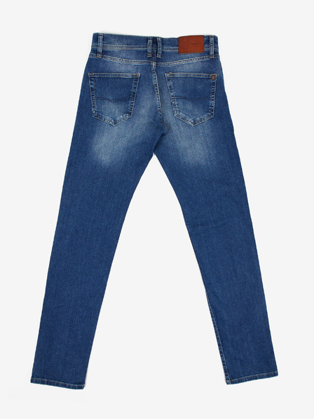 Pepe Jeans Temno modre moške kavbojke ozkega kroja Pepe Jeans Cane