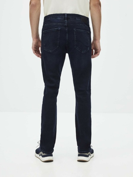 Celio Temno modre moške kavbojke tankega kroja Celio Nobody15