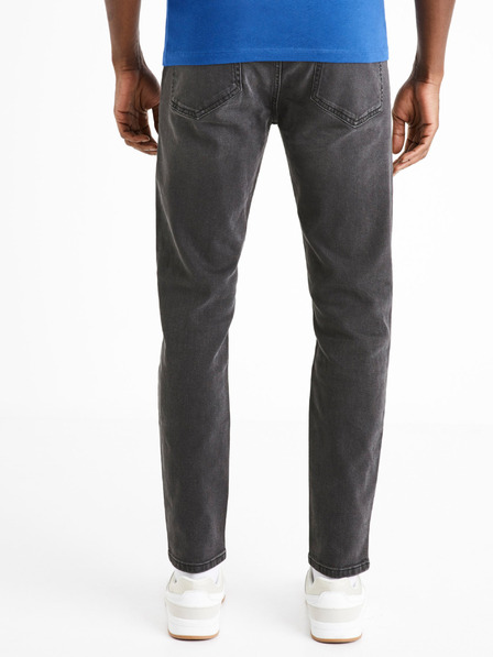 Celio Temno sive moške slim fit kavbojke Celio C25 Dolls