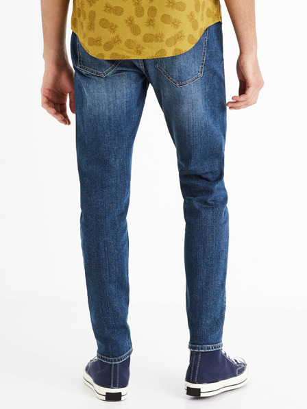 Celio Modre moške slim fit kavbojke Celio C25 Doclean