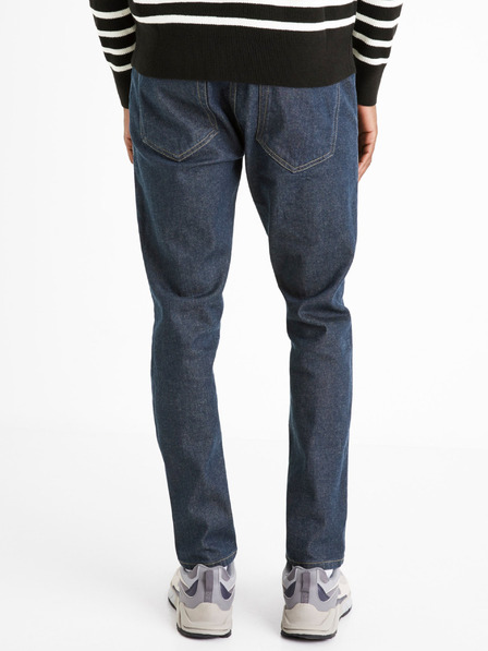 Celio Temno modre moške kavbojke ozkega kroja Celio C25 Donew