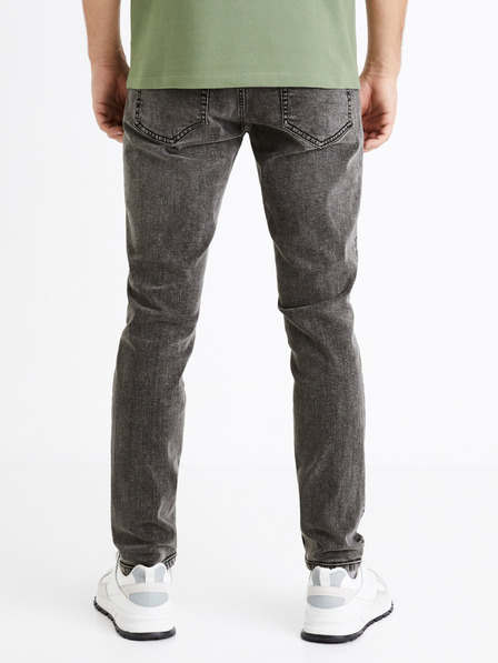 Celio Temno sive moške slim fit kavbojke Celio C25 Dosley25