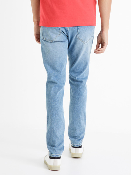 Celio Svetlomodre moške kavbojke tankega kroja Celio C25 Doslight25