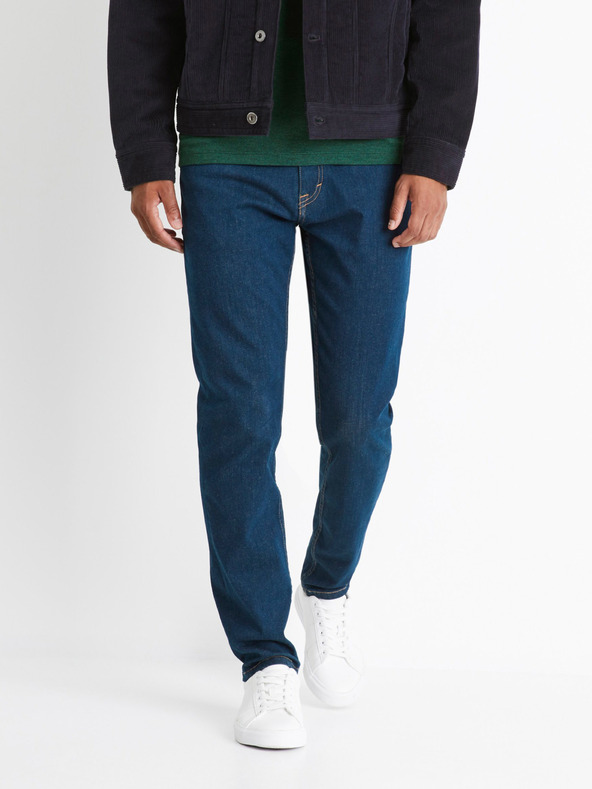 Celio Modre moške kavbojke Celio Cowflex1