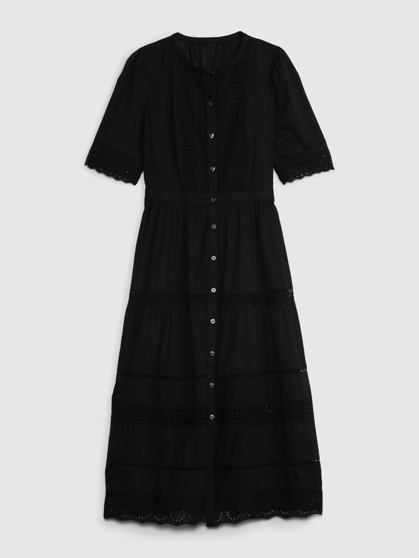 GAP Midi šaty s madeirou GAP